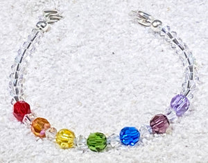 Chakra Swarovski Crystal Bracelet Kit at