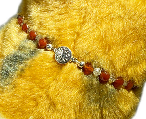 Carnelian Necklace Collar for Pets
